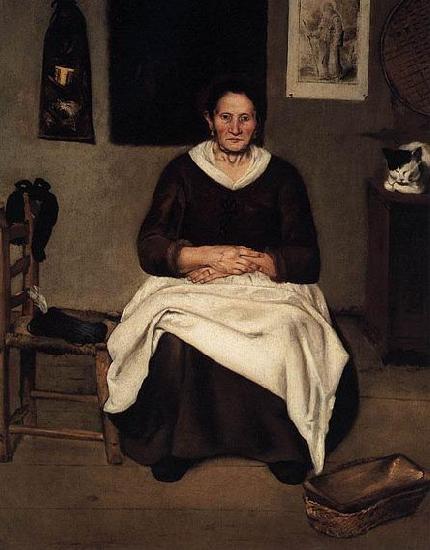 Antonio Puga Old Woman Seated Germany oil painting art